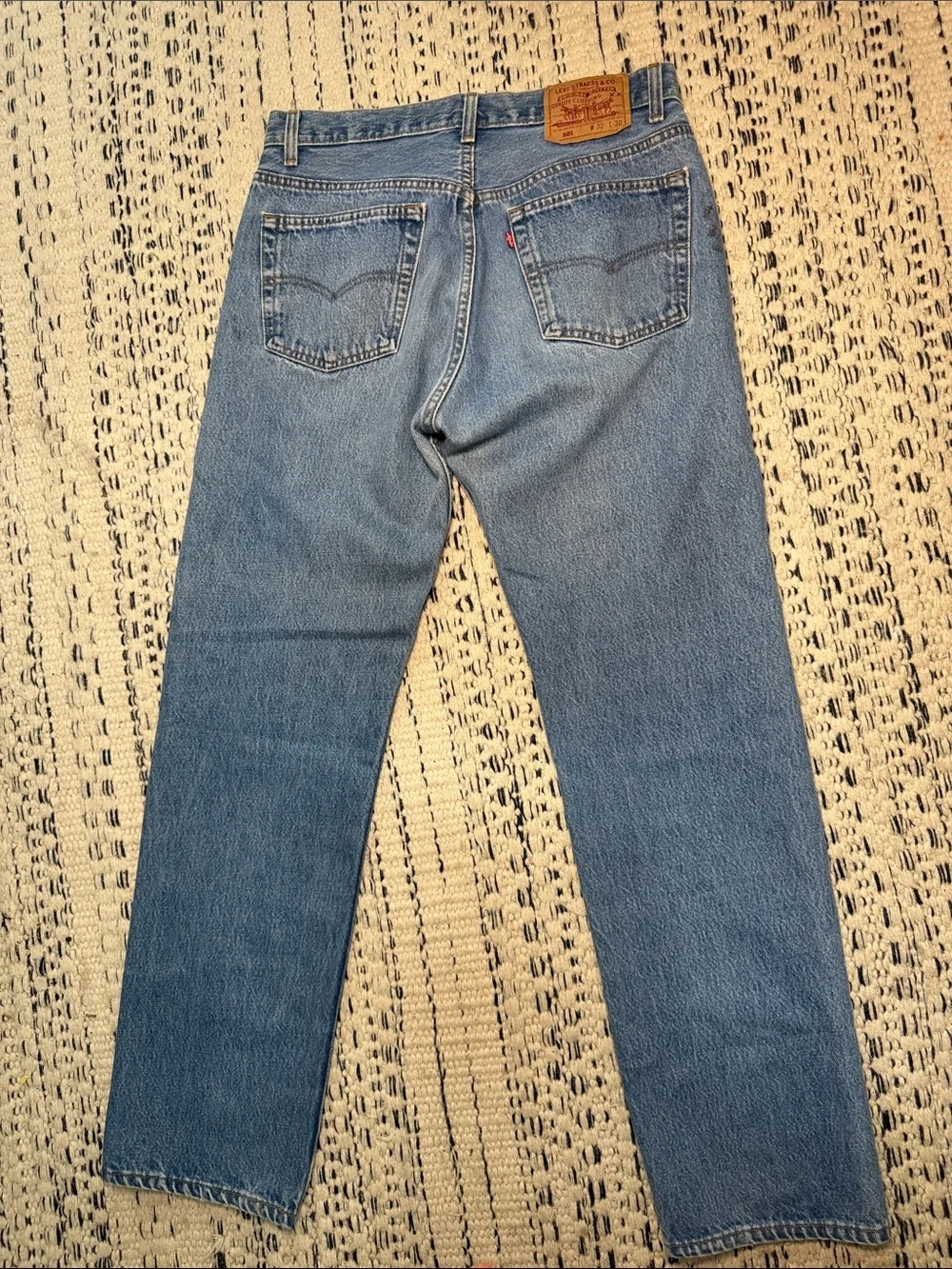 VTG Levis 501 Jeans Mens Blue Selvedge Made in USA size 32x30 perfect condition